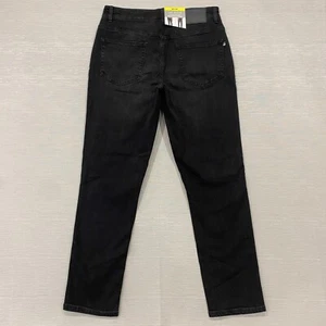 Pantalones de mezclilla negros Ted Baker Jeans para hombre 32 x 32 pierna recta calce regular - Imagen 1 de 15