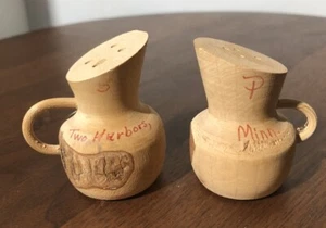 Juego de salero y pimienta jarra de madera Minn. Two Harbors - Imagen 1 de 7