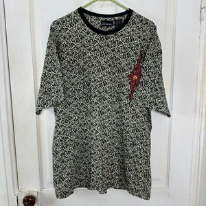 No Boundaries Tattoo Taboo Tribal Thorns Goth Skate All Over T Shirt Adult XL - Picture 1 of 6