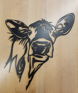 Cow Calf metal wall art plasma cut home decor gift idea - Picture 1 of 1