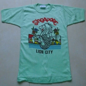 SABBER Singapore Lion City Graphic T Shirt Kids Size 26 - Picture 1 of 4