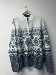 Herren Atlas For Men Pullover Gr. XL Wollmischung 1/4 Reißverschluss Winter warm NEU - Bild 1 von 15