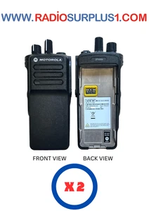 2 x Motorola DP4400E VHF Radio MDH56JDC9VA1AN & Antenna PMAD4147 - Picture 1 of 2
