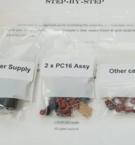 Dynaco PAT-4 PreAmplifier PC-16 Restoration Kit repair service recap capacitor - Picture 1 of 2