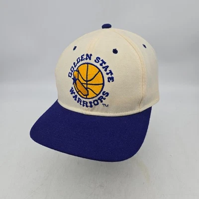 Vintage Sports Specialties Golden State Warriors Fitted Hat White Wool Sz 7 90s - Image 1 of 4