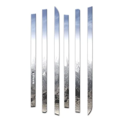 Alféizares de ventana grado diamante 6 piezas con recorte de teclado para Ford Expedition 2003-2017 Foto 1 de 4