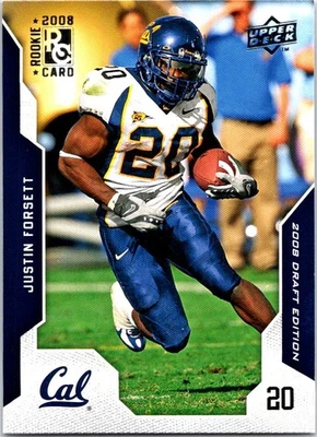 2008 Upper Deck Draft Edition #15 Justin Forsett - Image 1 of 2