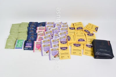 73 gemelos Rishi Yogi, etc. LOTE VARIADO Té 0.08oz A Granel Foto 1 de 4