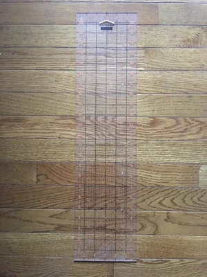 Vintage Fiskars Acrylic Quilting & Sewing Ruler with Grid 24"L x6"W Made in USA - Image 1 of 4