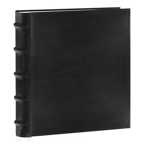 200 Taschen europäisches gebundenes Leder Fotoalbum für 5 x 7 Zoll Drucke, schwarz - Bild 1 von 1