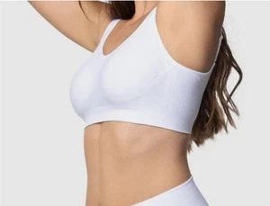 UNDEROUTFIT Comfort Bra #459 White Size 2X Adjustable Straps - Picture 1 of 4