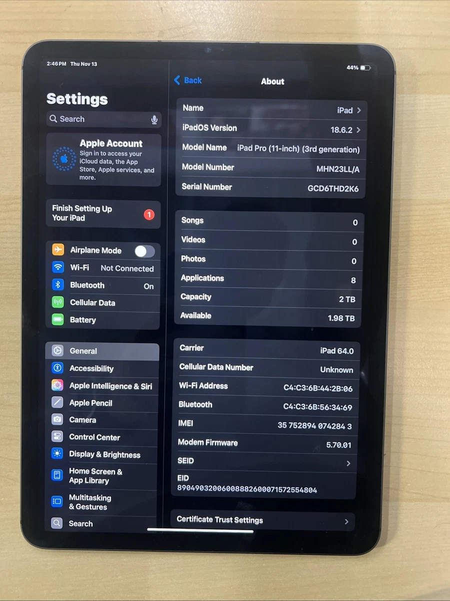 Apple iPad Pro(第3 代)平板电脑和电子阅读器| eBay