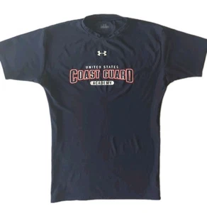 Under Armour + United States Coast Guard Academy Fitted Activewear Gym Shirt M  - Picture 1 of 4