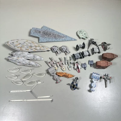 LOTE Star Wars Miniaturas Starship Battles Micro Máquina X-Wing Empire Juguetes Años 90 Foto 1 de 4