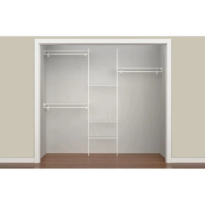 ClosetMaid SuperSlide Fixed Mount 60-96 Inch Wire Closet - Image 1 of 4