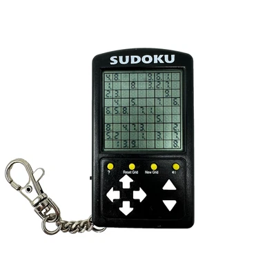 2005 Kid-Riffic Handheld Electronic Sudoku Game Keychain Portable Puzzle USED - Image 1 of 4