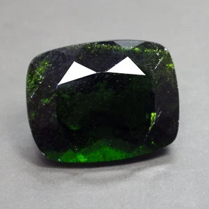 8,93 Ct Incredibile Taglio Cuscino (13 x 10 mm) 100% Naturale Verde Cromo Diopside - Foto 1 di 7