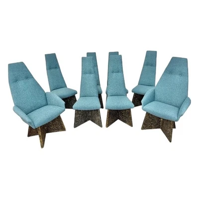 Mid-Century Modern Adrian Pearsall High Back Goop Dining Chairs - Set of 8 - Image 1 of 4