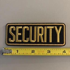 Security - Embroidered Iron on Patch - Picture 1 of 2