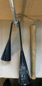 Latin Percussion LP231 AGOGO BELL w Beater Stick Clamp Pole Brazilian Latin Mojo - Picture 1 of 8