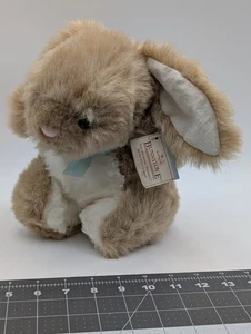 Hallmark Bunnylove Rabbit Plush Bunny 1984 10 Inch Brown Stuffed Animal Toy - Picture 1 of 11