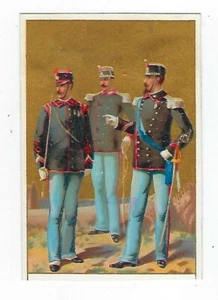 Tarjeta comercial stock c1890 ejército italiano, B.T. Jabón Babbitt's Best - Imagen 1 de 2
