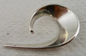 Tone Vigeland Norwegen Vintage Silber modernist Ohrring - Bild 1 von 7