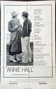 Annie Hall, 1sh 1977 full-length Woody Allen & Diane Keaton in a nervous romance - Picture 1 of 3
