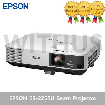 EPSON EB-2255U WUXGA 5000lm Beam Projector Smart Home Theater BusinessProjector_ - Image 1 of 4