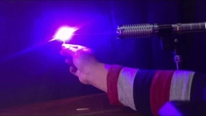 High Power Blue Burning Laser Light Pointer 50000mw 450nm Power Adjust Function - Picture 1 of 11