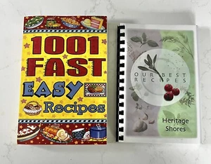 1001 schnelle einfache Rezepte von Cookbook Resources & Heritage Shores Unsere besten Rezepte - Bild 1 von 12