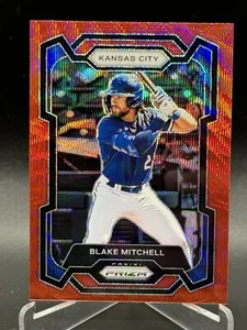 2024 Panini Prizm Baseball Ruby Wave #20 Blake Mitchell, Kansas City Royals - Picture 1 of 1