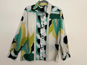 Blusa donna Zara con bottoni davanti taglia L nuova con etichetta multicolore nuova con etichetta - Foto 1 di 8