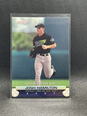 2001 Topps Stadium Club Baseball Card  #183 Josh Hamilton - Изображение 1 из 2