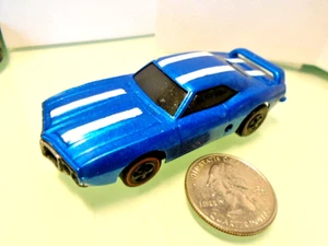 1969 MATTEL HOT WHEELS REDLINE- BLUE SIZZLERS FIREBIRD TRANS AM - Picture 1 of 7