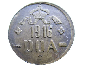 W219b German East Africa 20 Heller 1916 - Picture 1 of 2