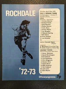 23.4.1973. Rochdale v Grimsby Town (Div 3). - Picture 1 of 1