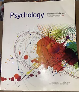 Psychology : Themes and Variations, Briefer Version by Wayne Weiten (2013,... - Picture 1 of 2