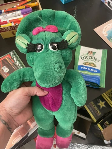 Vintage Baby Bop Barney 13" Plush Doll Stuffed Animal 1992 Toy Collectable Cover