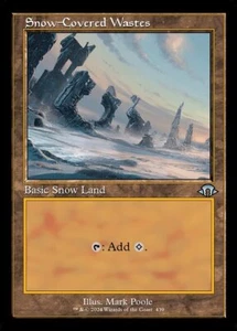 MTG SNOW-COVERED WASTES 439 EXC - RETRO DISTESA INNEVATA - MH3 X EN - MAGIC - Picture 1 of 1