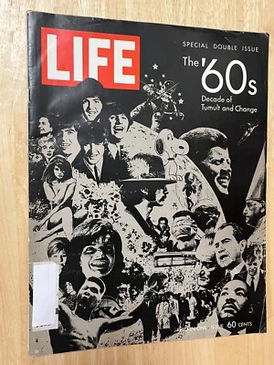 LIFE MAGAZINE- The 60s Decade of Tumult & Change ~ Dec 26, 1969 Double Issue - Image 1 of 4