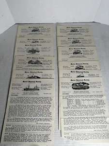The detroit marine Historian news letter 1950’s 12 issues - Imagen 1 de 13