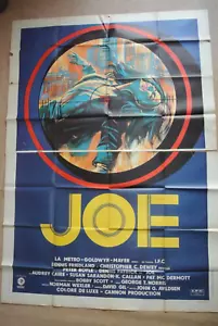 Joe 1971 HUGE original film movie poster Peter Boyle Susan Sarandon 1.4m * 2m - Picture 1 of 10