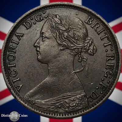 Great Britain 1868 Farthing 1/4d GB3619 - Image 1 of 2