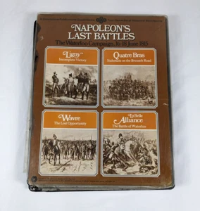 NAPOLEON'S LAST BATTLES Flatpack War Board Game Incomplete See Description SPI - Picture 1 of 6