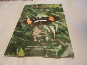 catalogue de vente science histoire naturelle entomologie paléontologie  ect - Imagen 1 de 6