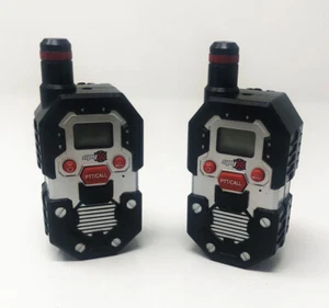 SpyX Walkie Talkies. Lining In Silver & Black. Red & White Button’s With Logo - Picture 1 of 8