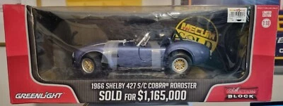 Greenlight 1966 Shelby Cobra 427 S/C Mecum Auto Aution Series 1/18 scale - Image 1 of 4