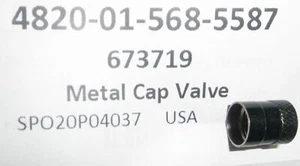 4820-01-568-5587 tapa de válvula de metal 673719 se adapta a Oshkosh 4304708 - Imagen 1 de 1