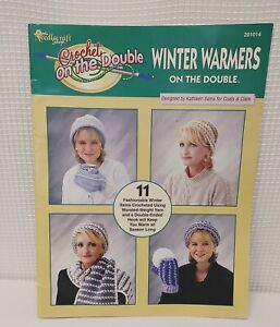 Needlecraft Shop WINTER WARMERS ON THE DOUBLE Crochet Book by K. Sams #201014